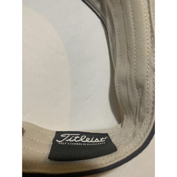 Titleist Golf Visor Navy Blue Made in USA Adjustable Mens Adult - Picture 5 of 7